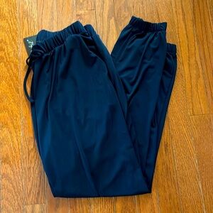 NWT Brigitte Brianna Street Navy Joggers Large